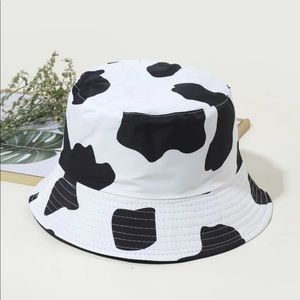 Cow Print Reversible Bucket Hat